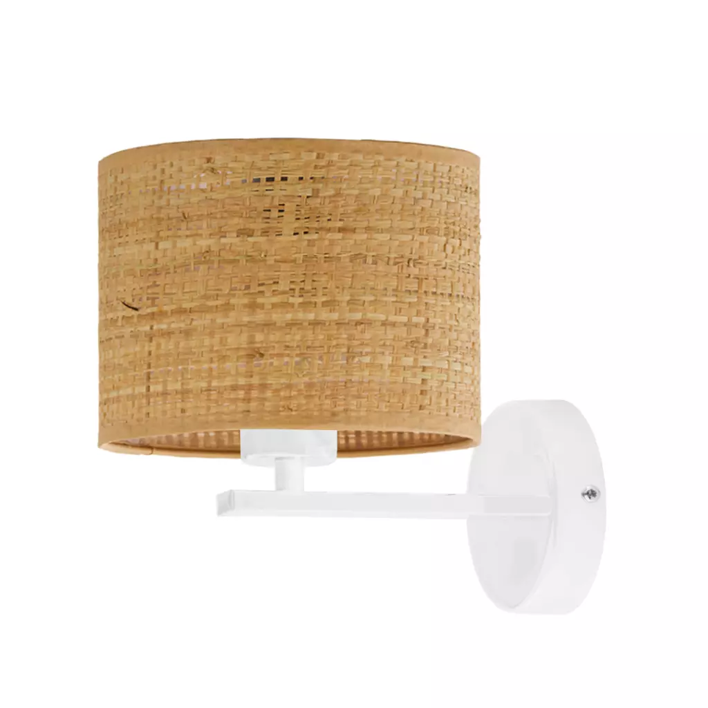 Medelin Boho kinkiet E27 abażur rattan styl boho