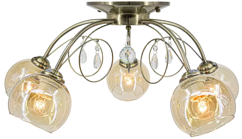 Carmen lampa sufitowa 5XE27 styl rokoko