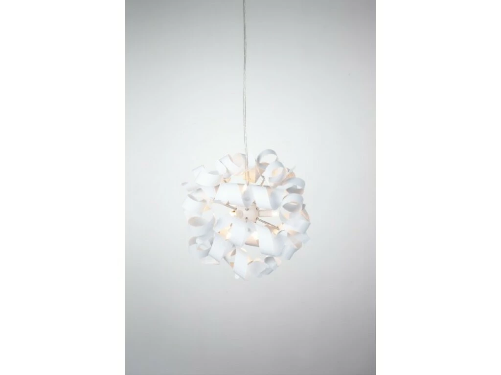 Styl lata sześćdziesiąte Delta Oxide White lampa wisząca