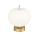 Apple T Altavola Design Ekskluzywna Lampa Led Stołowa Złoto Biała