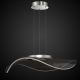 VELO NO. 1 lampa wisząca LED chrom transparentny klosz