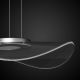 VELO NO. 1 lampa wisząca LED chrom transparentny klosz