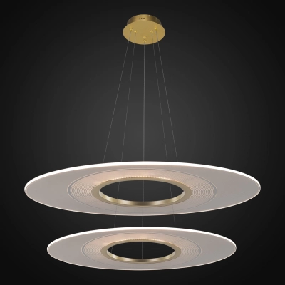 Eclipse No.2 lampa wisząca LED 48W 2880lm 3000K złoty Altavola Design