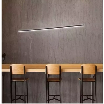 Linea 100cm lampa wisząca LED 16W 960lm 3000K czarna