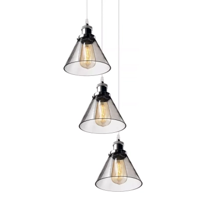 NEW YORK LOFT NO.1 SCH/CO3 lampa wisząca 3xE27 chrom Altavola Design