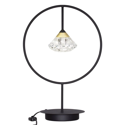 Tiffany No.1 lampka stołowa LED 3W 180lm 3000K czarna złota Altavola Design