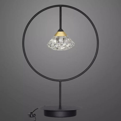 Tiffany No.1 lampka stołowa LED 3W 180lm 3000K czarna złota Altavola Design