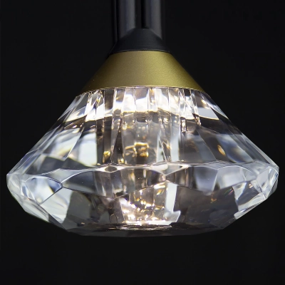 Tiffany No.1 lampka stołowa LED 3W 180lm 3000K czarna złota