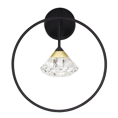 Tiffany No.1 kinkiet LED 3W 180lm 3000K czarna złota Altavola Design