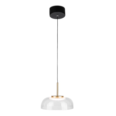 Vitrum lampa wisząca LED 7W 420lm 3000K czarny złoty Altavola Design