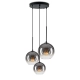 Eleganza lampa wisząca 3xE27 srebrna Altavola Design