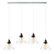 NEW YORK LOFT NO.1 CL4 lampa wisząca 4xE27 chrom Altavola Design