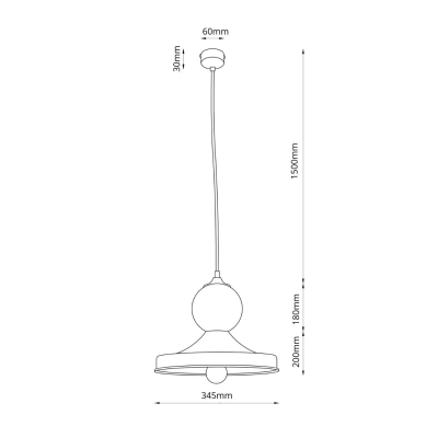 Tigali 5 lampa wisząca zielona szałwia 5245