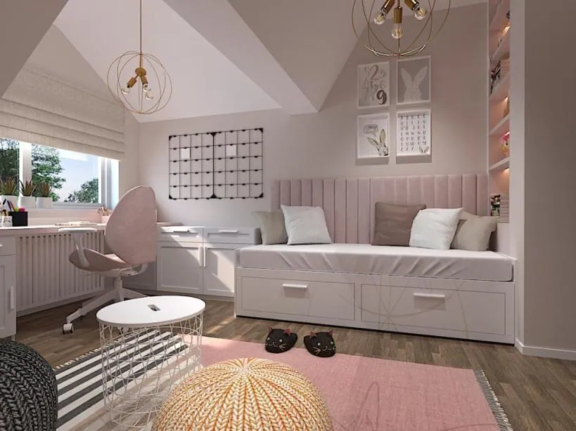 Aranżacja pokoju dla dziewczynki