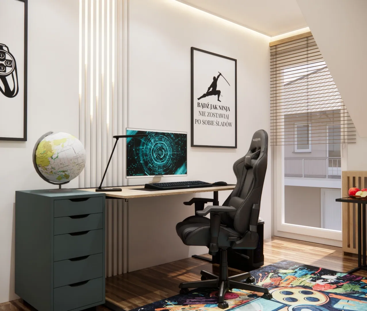 Aranżacja pokoju młodzieżowego