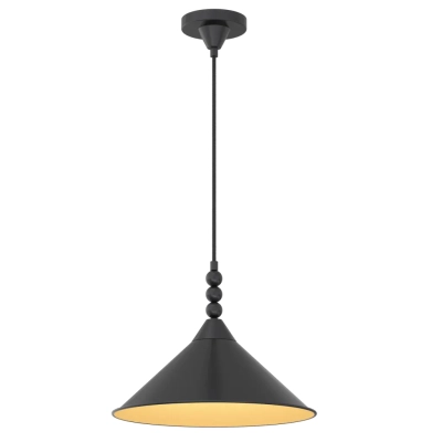 Ashford lampa wisząca 1xE27 P01517BK CosmoLight