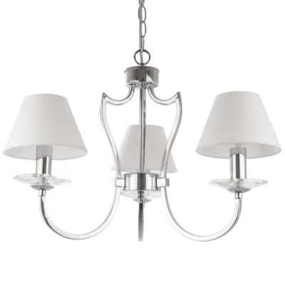 Riga lampa wisząca 3xE14 P03755CH-WH CosmoLight