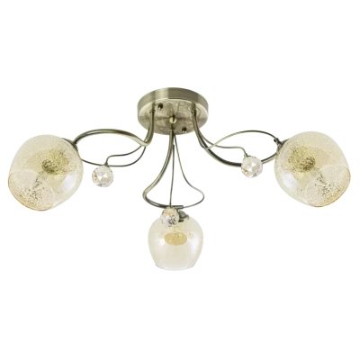 Blanca lampa sufitowa 3XE27 mosiądz 8824/3 21QG Elem