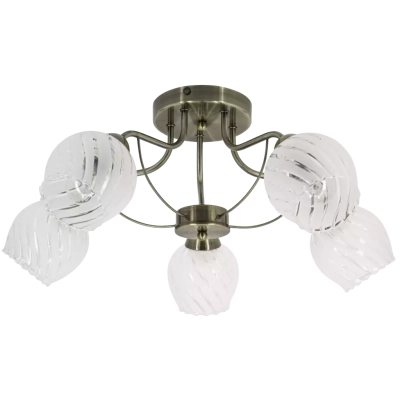 Merida lampa sufitowa 5XE27 mosiądz 8979/5 21QG Elem