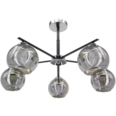 Neapol lampa sufitowa 5xE27 chrom, czaray 1859/5 Elem