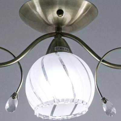 Sting lampa sufitowa 3XE27 mosiądz 8758/3 21QG