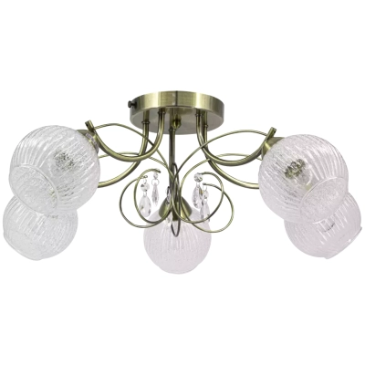 Wenus lampa sufitowa 5XE27 mosiądz 8964/5 21QG Elem