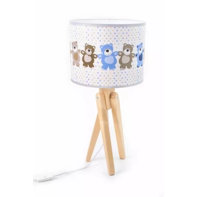 Trivet naturalny lampka stołowa 1xE27 wielokolorowa Hellux