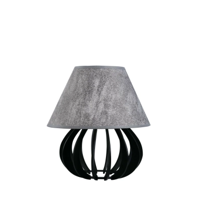 Nora Black Grey II lampka stołowa 1xE27 961 Keter Lighting