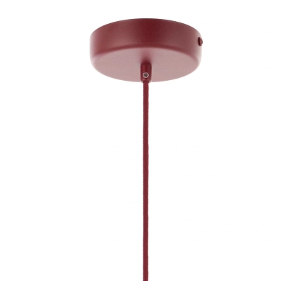 LOFT OVOI lampa wisząca E27 burgundowa Kolorowe Kable