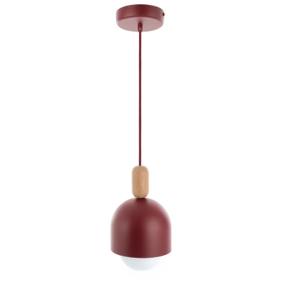 LOFT OVOI lampa wisząca E27 burgundowa Kolorowe Kable
