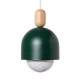 LOFT OVOI lampa wisząca E27 ciemnozielona