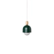 LOFT OVOI lampa wisząca E27 ciemnozielona