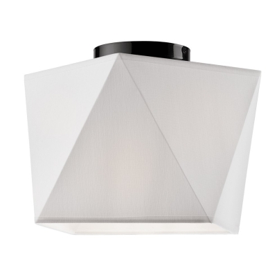 CARLA lampa sufitowa diament biała 1x60W E27 Lamkur