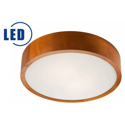 EVELINA plafon LED 20W drewniany 38 cm calvados 20W 1700lm 3000K Lamkur