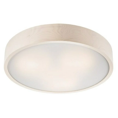 EVELINA plafon drewniany 47 cm bielona sosna 3x20W E27 LED Lamkur