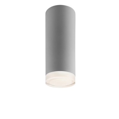 FELIX 16,5 cm lampa sufitowa srebrna tuba 1x20W E27 LED Lamkur