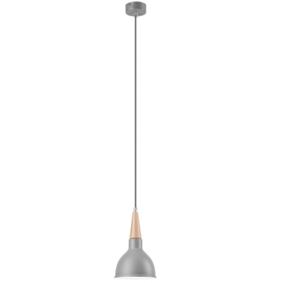 FRANCESCA lampa wisząca srebrna 1x60W E27 Lamkur