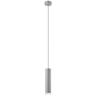 FRANCO lampa wisząca srebrna 1x20W E27 LED Lamkur