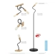 CAMERON lampa sufitowa listwa buk 2x60W E27