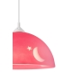 DAY & NIGHT lampa wisząca różowa 1x60W E27