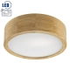 EVELINA plafon LED 12W drewniany 28 cm dębowy 12W 1200lm 3000K Lamkur