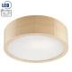 EVELINA plafon LED 12W drewniany 28 cm sosna 12W 1200lm 3000K Lamkur