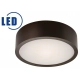EVELINA plafon LED 12W drewniany 28 cm wenge 12W 1200lm 3000K Lamkur