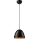 LIVIA lampa wisząca czarna - orange 1x60W E27 Lamkur