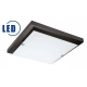 Plafon LED 12W drewniany kwadrat 30 wenge 12W 1200lm 3000K Lamkur