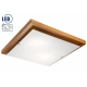 Plafon LED 20W drewniany kwadrat 36 cm calvados 20W 1700lm 3000K Lamkur