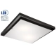Plafon LED 20W drewniany kwadrat 36 cm wenge 20W 1700lm 3000K Lamkur