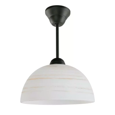 Cyrkonia B lampa wisząca 1xE27 czarna 662/B CZA Lampex