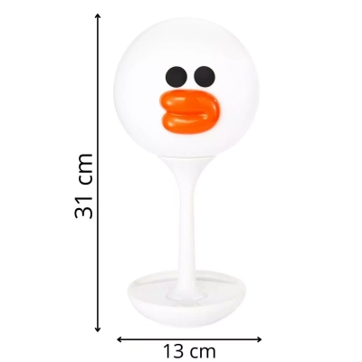 Duckling lampka dekoracyjna 1xLED 3W biała LPX0004/LM F