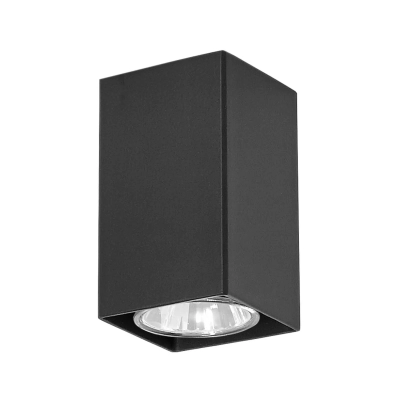 Nero lampa sufitowa 1xGU10 czarna 499/G Lampex